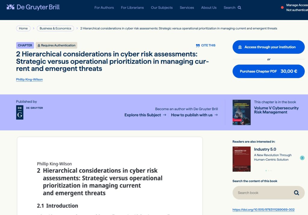 hierarchical considerations